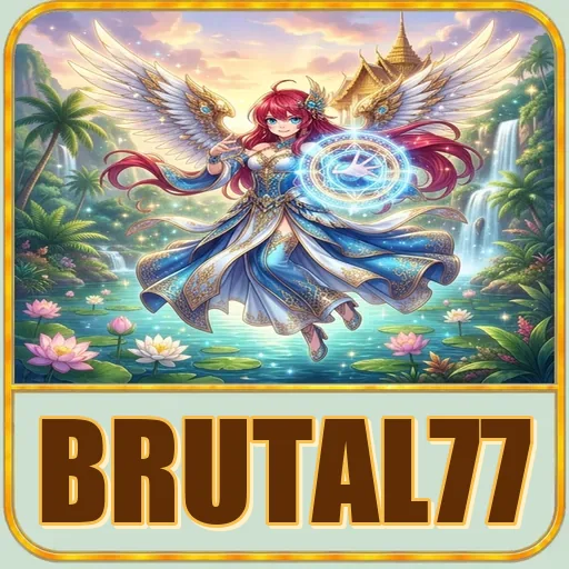 Pratinjau visual kanal unduhan brutal77 APK resmi 512×512